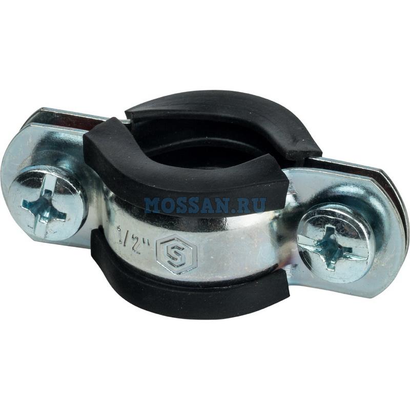 STOUT  Хомут для труб с гайкой 1/2"(20-24)  аксессуары и комплектующие