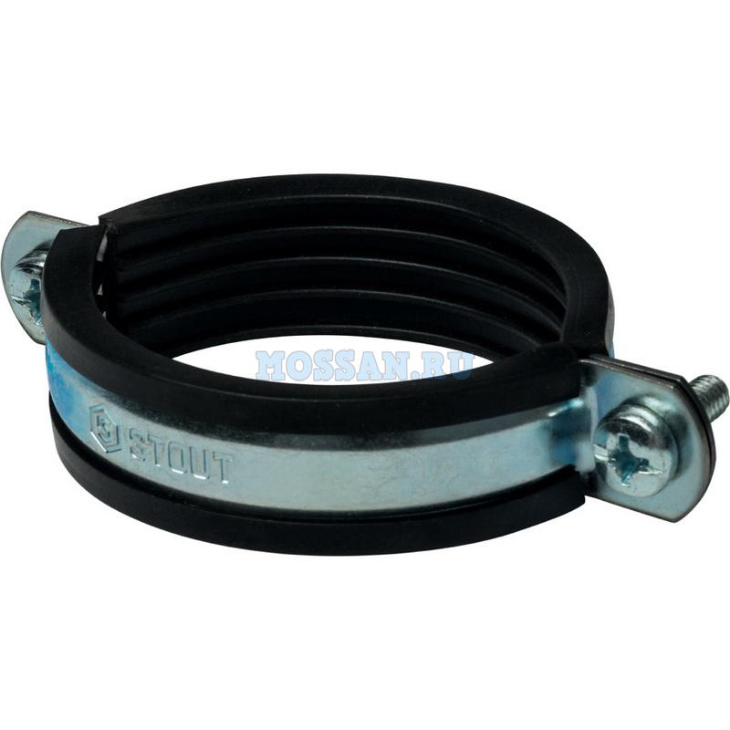 STOUT  Хомут для труб с гайкой 2 1/2"(75-80)  аксессуары и комплектующие