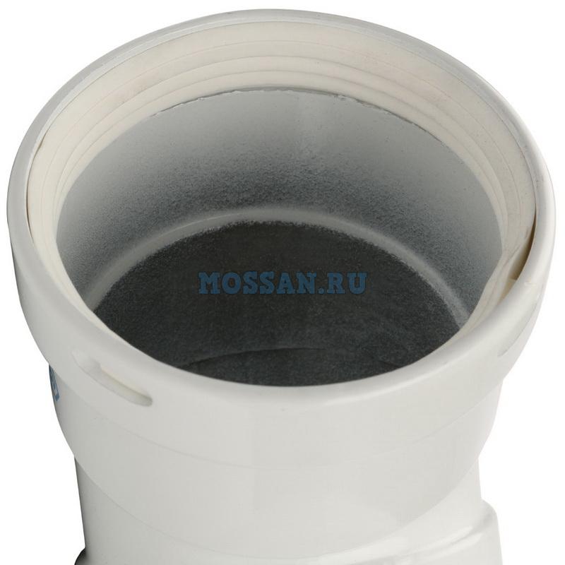 STOUT  Элемент дымохода отвод 45° м/м DN80 дымоходы