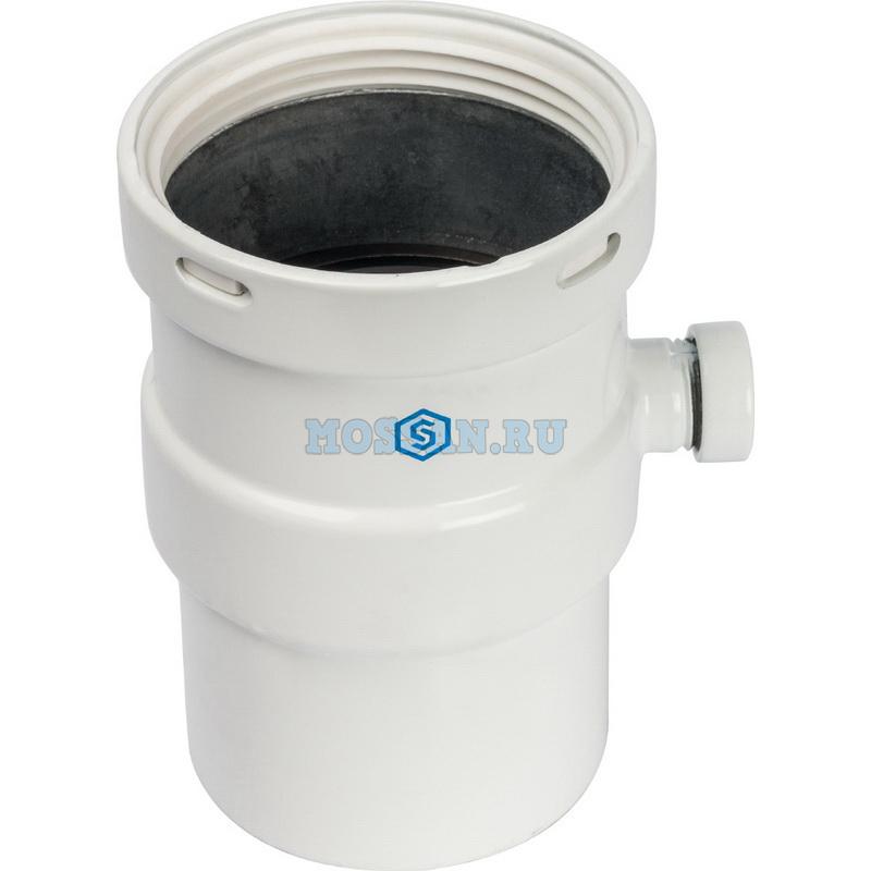 STOUT  Элемент дымохода  горизонтальный DN80  п/м с патрубком для отвода конденсата дымоходы