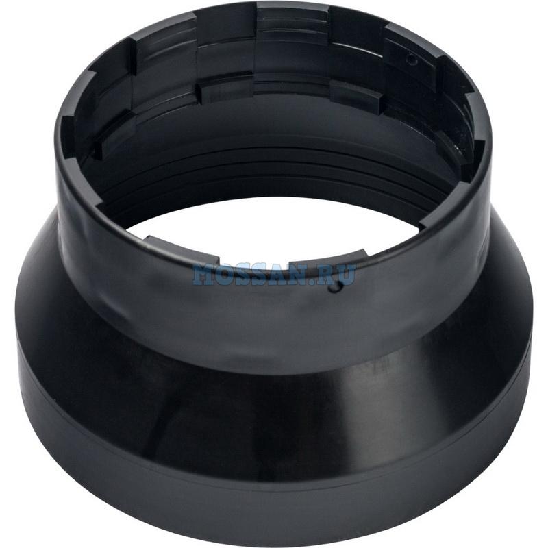 STOUT  Элемент дымохода адаптер пластиковый DN101/133, для гермитизации терминала при проходе через крышу дымоходы