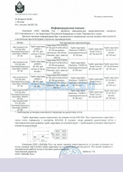 Котёл ACV Alfa Comfort E 95 v15, электронное управление