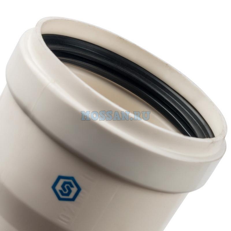 STOUT   Элемент дымохода конденсац. труба  250 мм DN80 м/п PP-FE  дымоходы