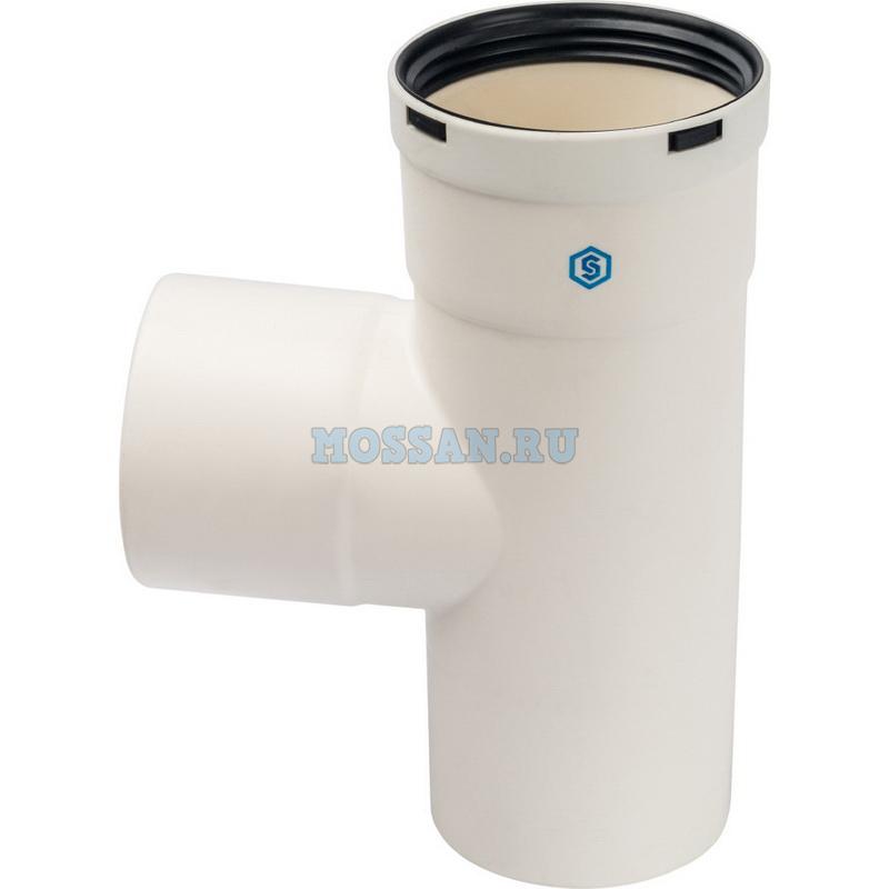 STOUT   Элемент дымохода конденсац. тройник T образн DN80 п/п/м PP-FE дымоходы