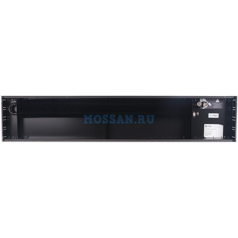 STOUT  Конвектор внутрипольный SCN 80.240.1200 (Решётка роликовая, анодированный алюминий) Конвекторы