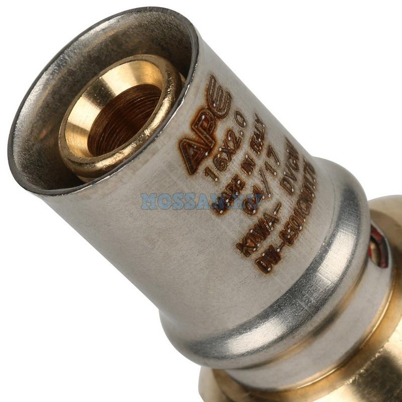 STOUT   Переходник с внутренней резьбой 1/2"х16 для металлопластиковых труб прессовой Пресс-фитинги