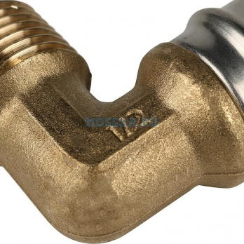 STOUT   Угольник-переходник с наружной резьбой 1/2"х20 для металлопластиковых труб прессовой Пресс-фитинги