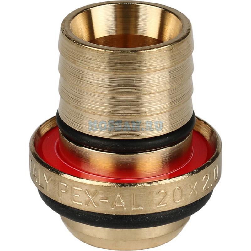 STOUT   Переходник с наружной резьбой 1/2"х20 для металлопластиковых труб винтовой Винтовые