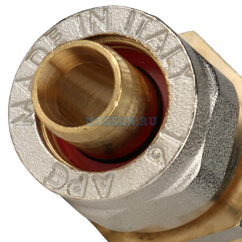 STOUT   Переходник с наружной резьбой 3/4"х16 для металлопластиковых труб винтовой Винтовые