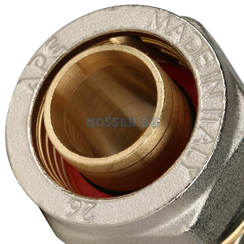 STOUT   Переходник с наружной резьбой 3/4"х26 для металлопластиковых труб винтовой Винтовые