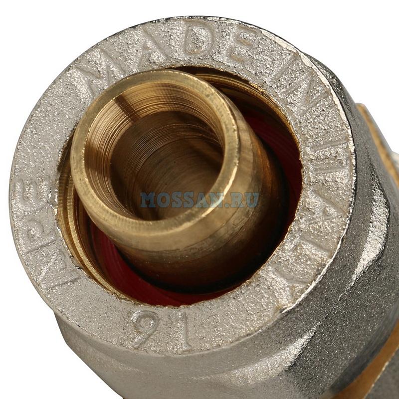 STOUT   Муфта соединительная переходная 20x16 для металлопластиковых труб винтовой Винтовые