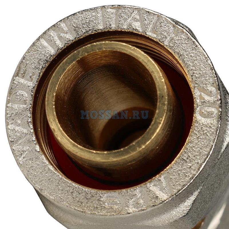 STOUT   Муфта соединительная переходная 20x16 для металлопластиковых труб винтовой Винтовые