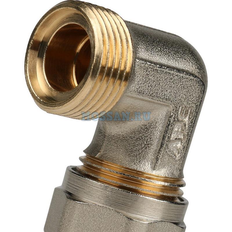 STOUT   Угольник-переходник с наружной резьбой 1/2"х16 для металлопластиковых труб винтовой Винтовые