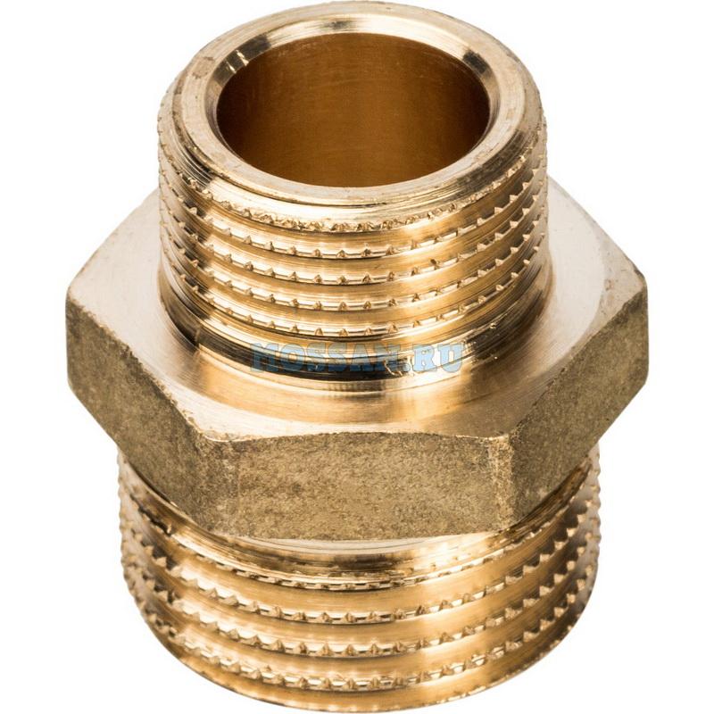 STOUT  Ниппель НН переходной 1/2X3/8 Резьбовые