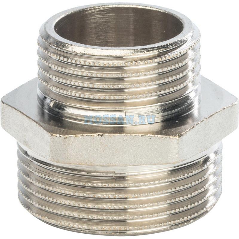 STOUT  Ниппель НН переходной никелированный 1"1/4X1" Резьбовые