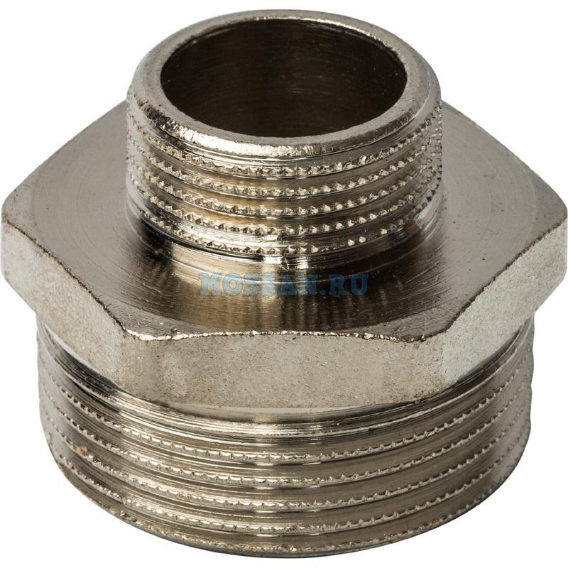 STOUT  Ниппель НН переходной никелированный 1"1/4X3/4" Резьбовые