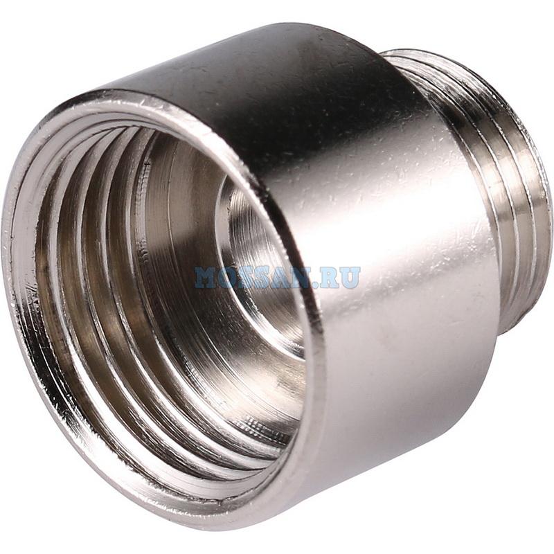 STOUT  Переходник ВН никелированный 1/2X3/8 Резьбовые