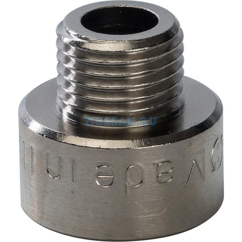 STOUT  Переходник ВН никелированный 3/8X1/4 Резьбовые