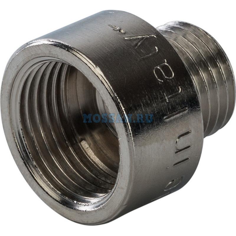STOUT  Переходник ВН никелированный 3/8X1/4 Резьбовые
