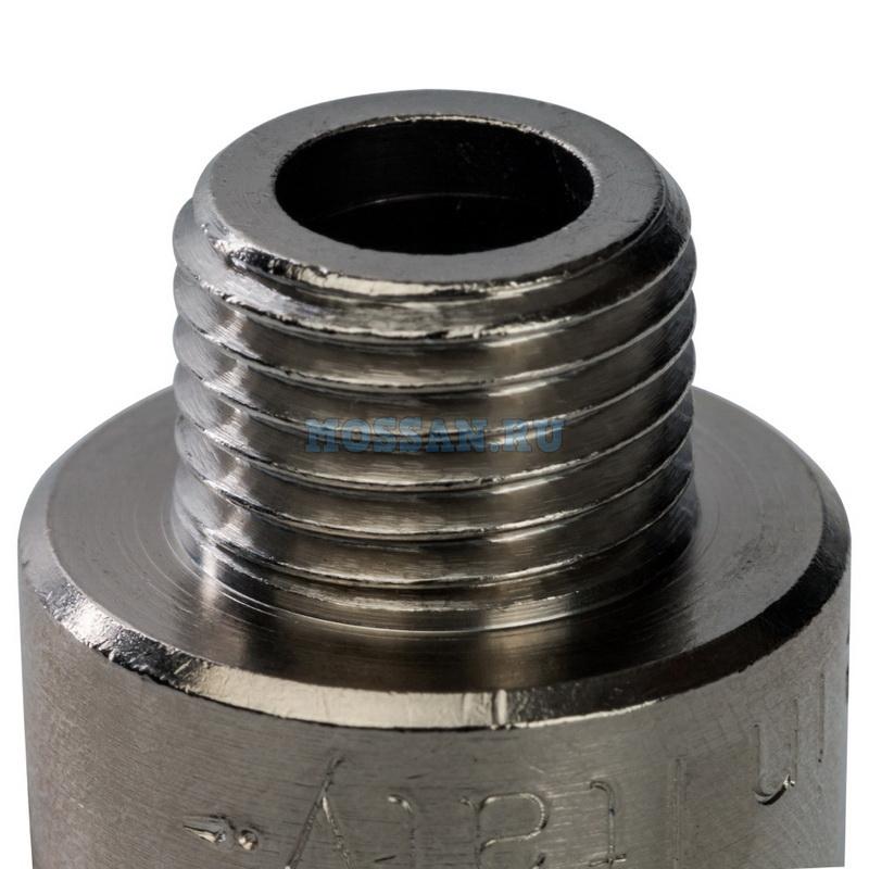 STOUT  Переходник ВН никелированный 3/8X1/4 Резьбовые