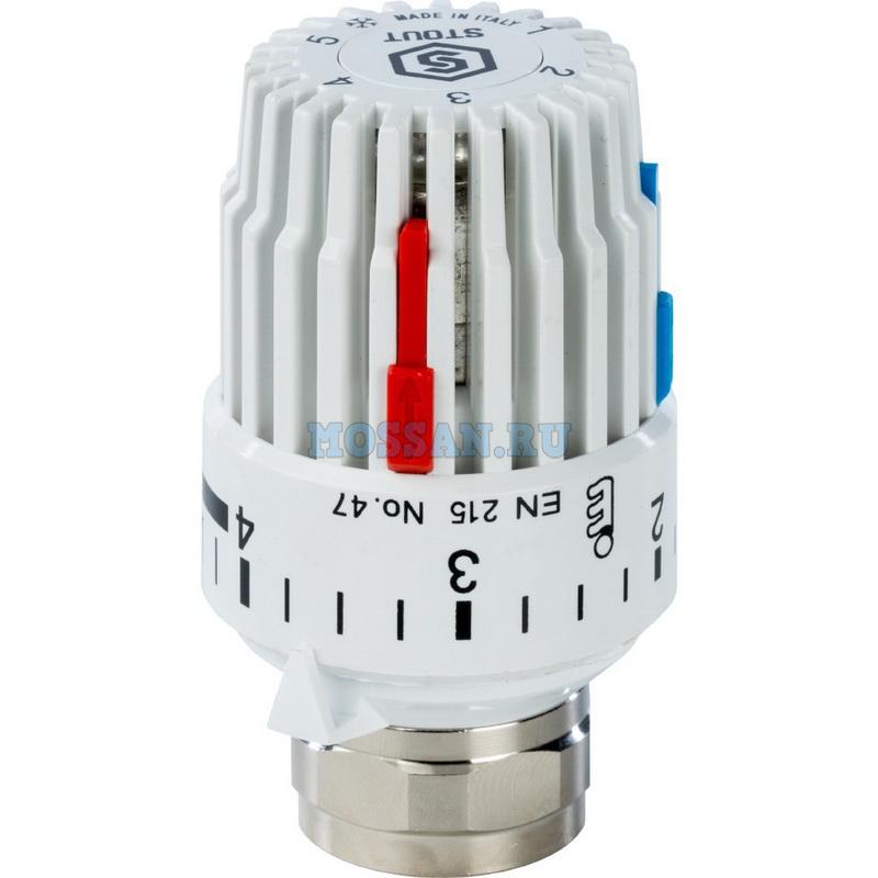 STOUT  Головка термостатическая, газовая M30x1,5 запорно-регулирующая арматура