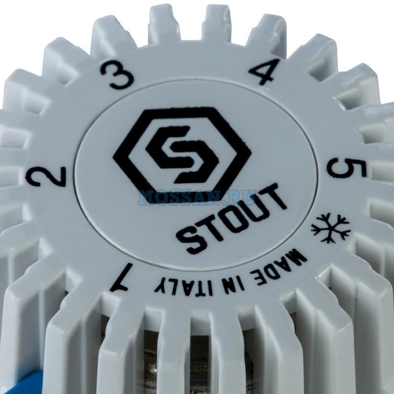 STOUT  Головка термостатическая, газовая M30x1,5 запорно-регулирующая арматура