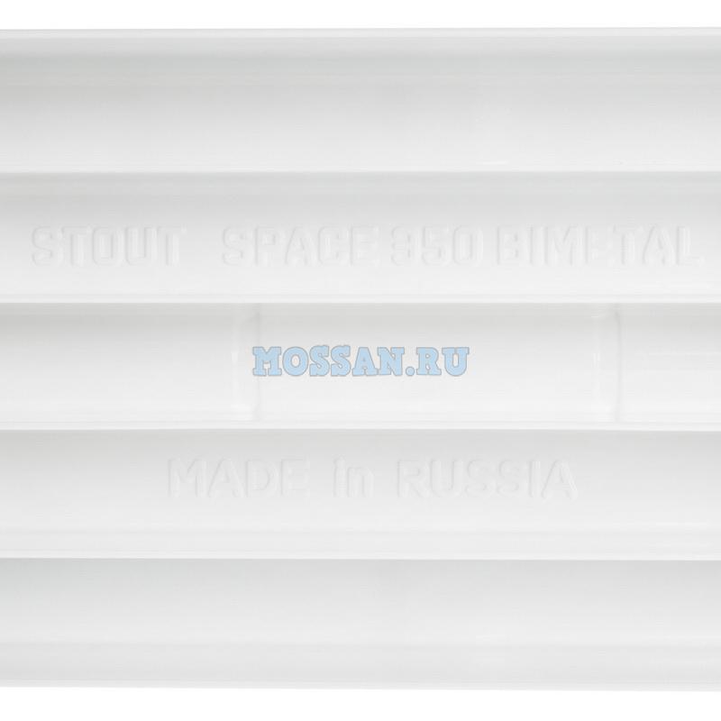 STOUT  Space 350 6 секций радиатор биметаллический боковое подключение Радиаторы