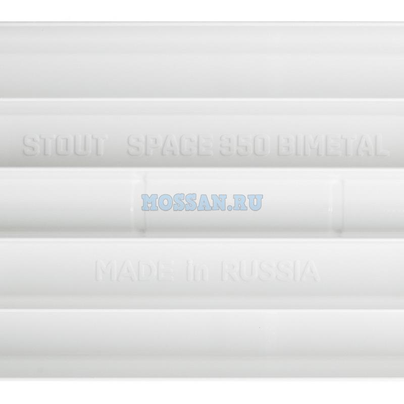 STOUT  Space 350 14 секций радиатор биметаллический боковое подключение Радиаторы