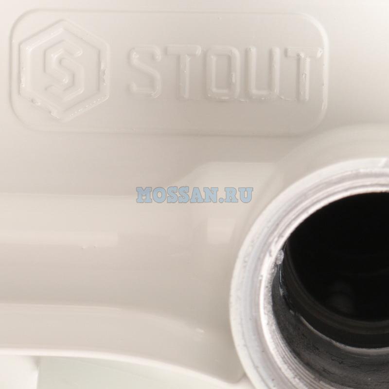 STOUT  Space 500 9 секций радиатор биметаллический боковое подключение Радиаторы