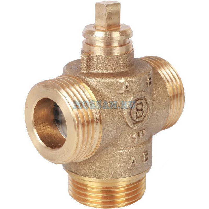 STOUT  Компактный 3-Ходовой зональный клапан, сервопривод 230V, с кабелем 1м., НР 1" запорно-регулирующая арматура
