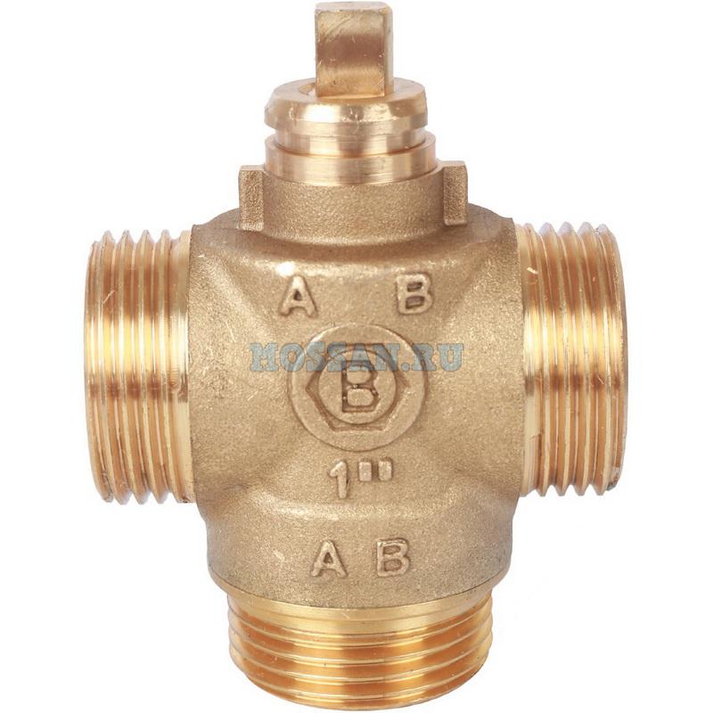 STOUT  Компактный 3-Ходовой зональный клапан, сервопривод 230V, с кабелем 1м., НР 1" запорно-регулирующая арматура