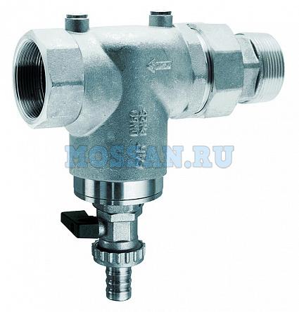 Фильтр 3/4" НР-ВР, с манометром, 300мкм, Max: 95 °C, 25 бар