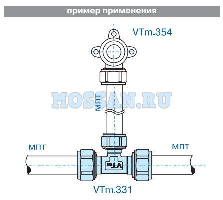 ФИТИНГ ОБЖИМНОЙ – ТРОЙНИК