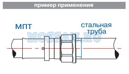 ПРЕСС-ФИТИНГ С ПЕРЕХОДОМ НА ВНУТРЕННЮЮ РЕЗЬБУ
