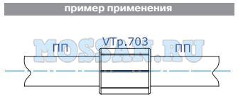 ФИТИНГ ПОЛИПРОПИЛЕНОВЫЙ – МУФТА
