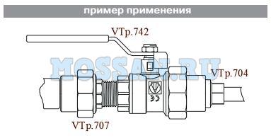 ФИТИНГ ПОЛИПРОПИЛЕНОВЫЙ – МУФТА ПЕРЕХОДНАЯ ВНУТРЕННЯЯ–НАРУЖНАЯ
