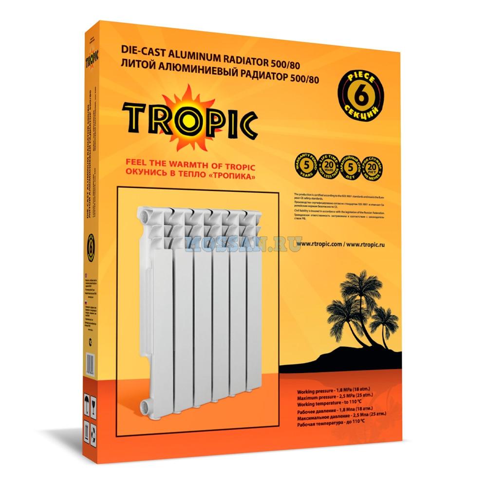 Радиатор tropic 500х80