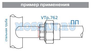 ФИТИНГ РАЗЪЕМНЫЙ ПОЛИПРОПИЛЕНОВЫЙ С ПЕРЕХОДОМ НА ВНУТРЕННЮЮ РЕЗЬБУ