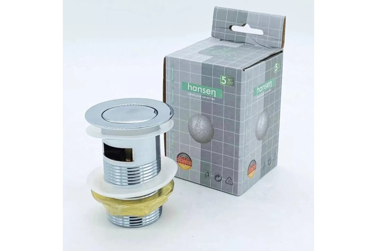 Донный клапан с переливом Hansen H6715