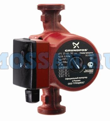 Насос циркуляционный Grundfos UPS 25-40 180