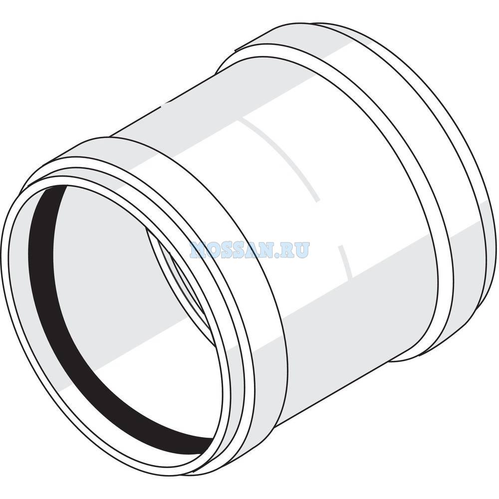 МУФТА ДВУХРАСТРУБНАЯ REHAU 40